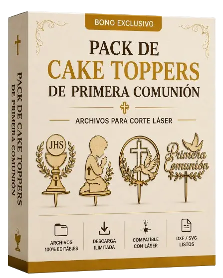 Pack de Cake Toppers de Primera Comunión