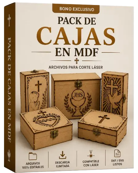 Pack de Cajas en MDF
